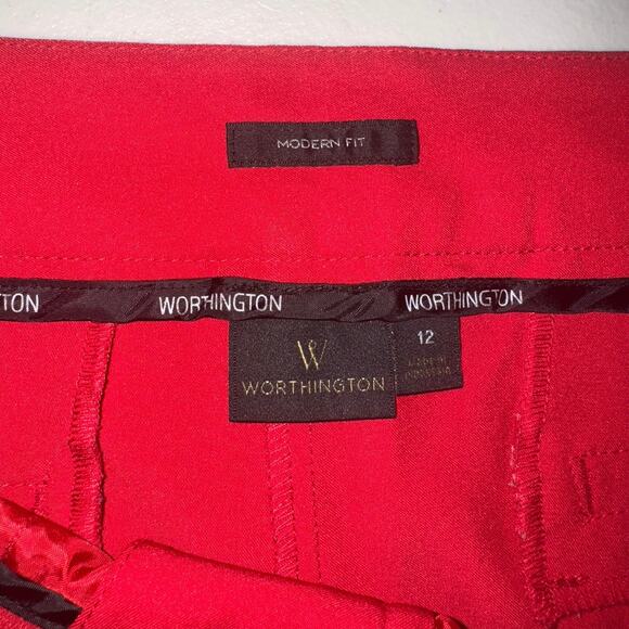 Worthington Women 12 Modern Fit Pants Professional Career Corporate Interview - Picture 6 of 11